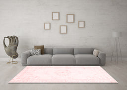 Contemporary Red Washable Rugs