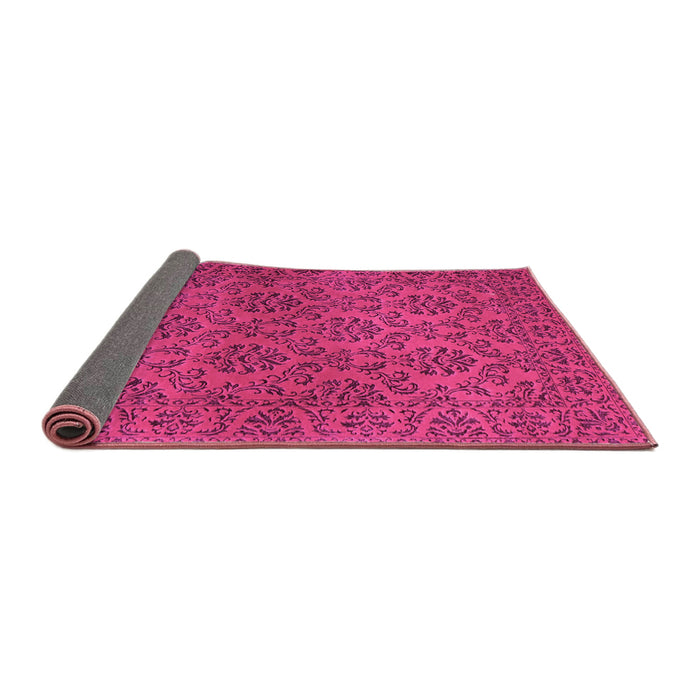 Sideview of Abstract Pink Contemporary Rug, con1369pnk