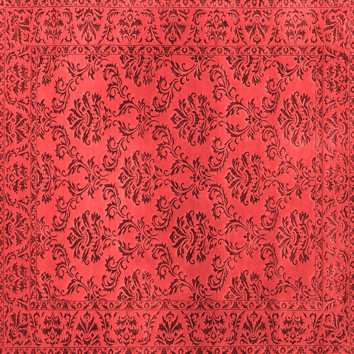 Abstract Red Contemporary Rug, con1369red