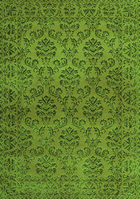 Abstract Green Contemporary Rug, con1369grn