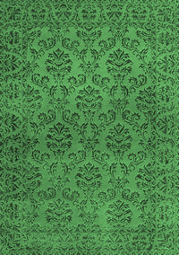 Abstract Emerald Green Contemporary Rug, con1369emgrn