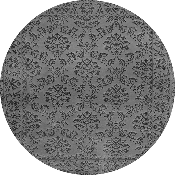 Machine Washable Abstract Gray Contemporary Rug, wshcon1369gry