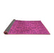 Sideview of Abstract Purple Contemporary Rug, con1369pur