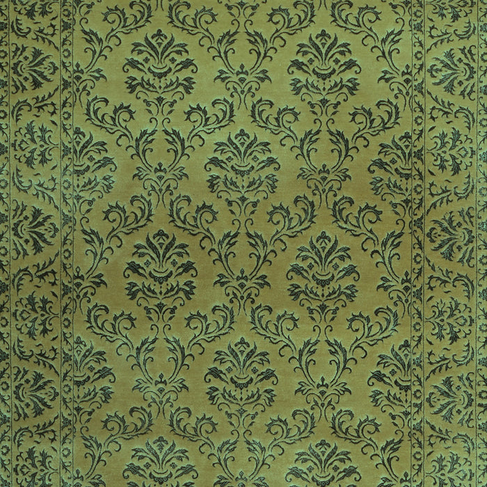 Abstract Turquoise Contemporary Rug, con1369turq