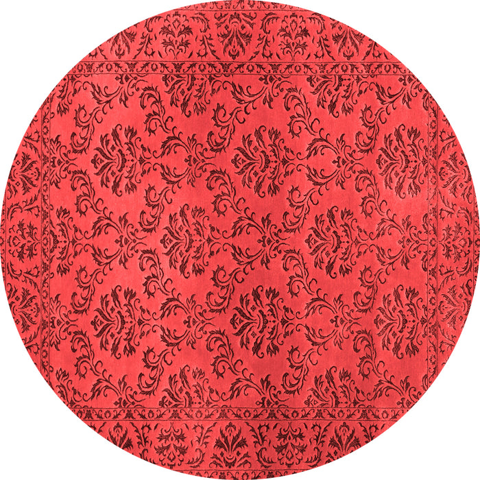 Abstract Red Contemporary Rug, con1369red