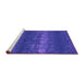Sideview of Machine Washable Persian Purple Bohemian Area Rugs, wshcon136pur