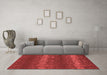 Bohemian Red Washable Rugs