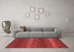 Bohemian Red Washable Rugs