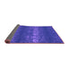 Sideview of Persian Purple Bohemian Rug, con136pur