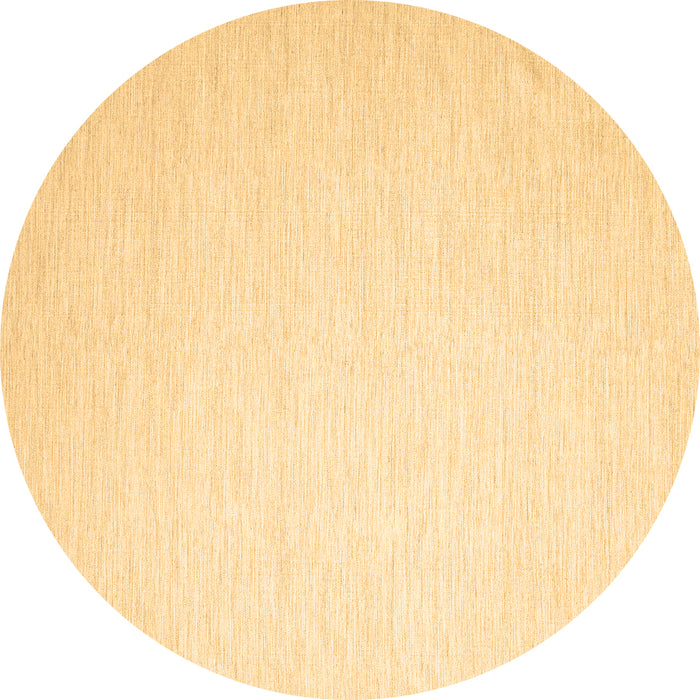 Round Solid Brown Modern Rug, con1370brn