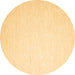 Round Solid Brown Modern Rug, con1370brn