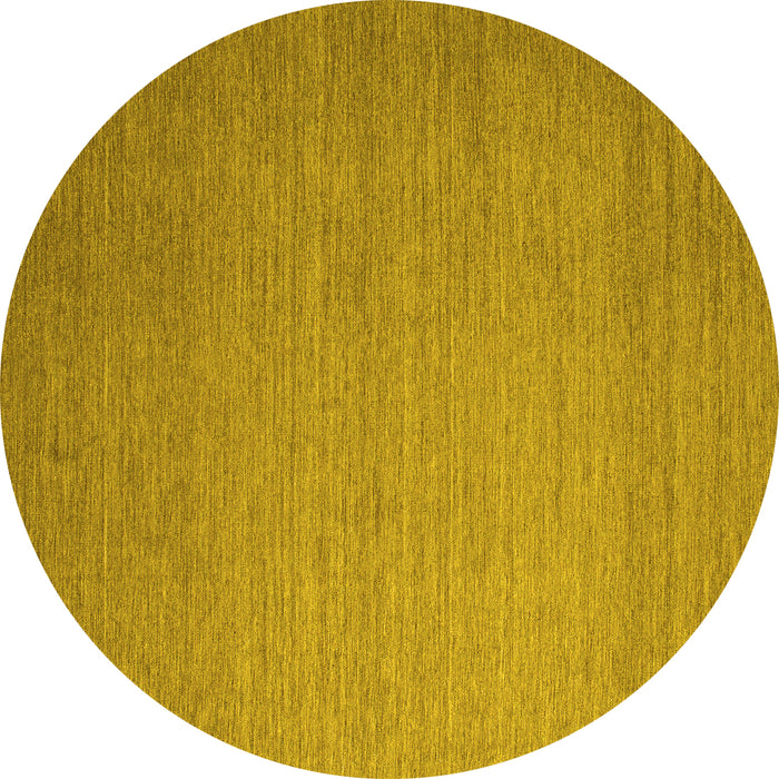 Closeup of Abstract Yellow Contemporary Rug, con1371yw