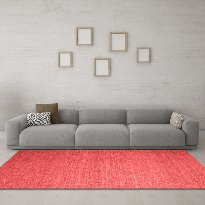 Contemporary Red Washable Rugs
