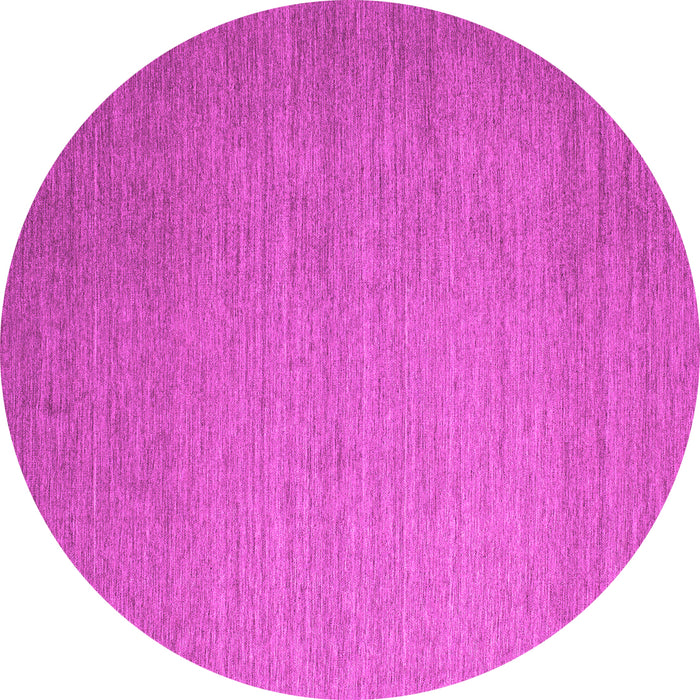 Round Abstract Pink Contemporary Rug, con1371pnk