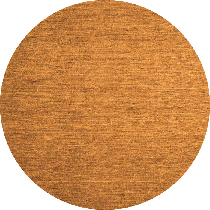 Square Abstract Orange Contemporary Rug, con1371org