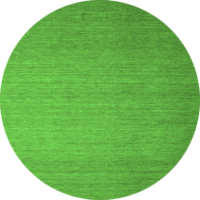 Square Abstract Green Contemporary Rug, con1371grn