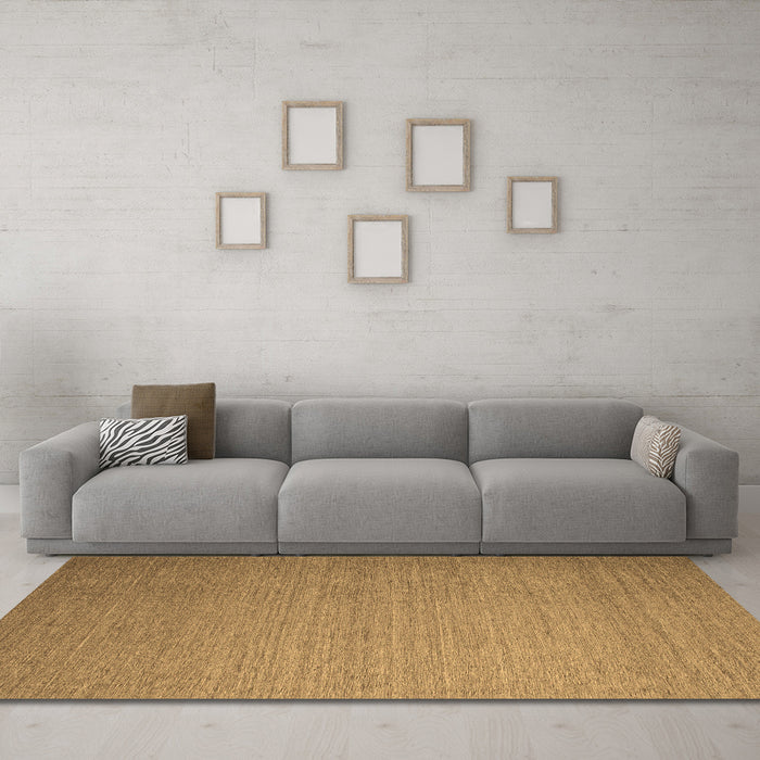 Machine Washable Abstract Brown Contemporary Rug in a Living Room,, wshcon1371brn
