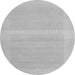 Square Abstract Gray Contemporary Rug, con1374gry