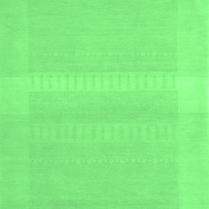 Machine Washable Abstract Emerald Green Contemporary Area Rugs, wshcon1374emgrn