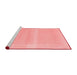 Contemporary Red Washable Rugs