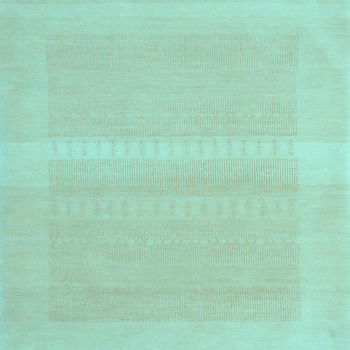 Square Machine Washable Abstract Light Blue Contemporary Rug, wshcon1374lblu