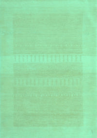 Abstract Turquoise Contemporary Rug, con1374turq