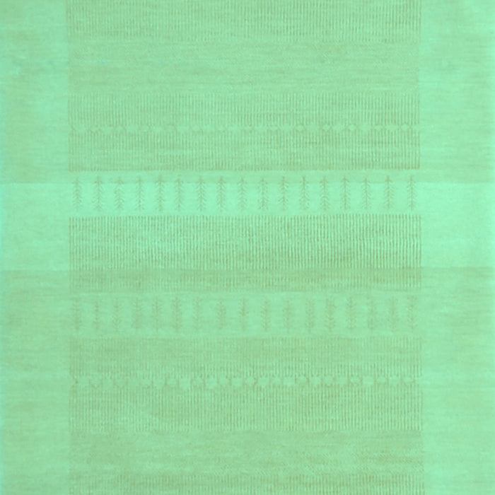 Abstract Turquoise Contemporary Rug, con1374turq