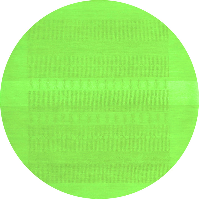 Machine Washable Abstract Green Contemporary Area Rugs, wshcon1374grn