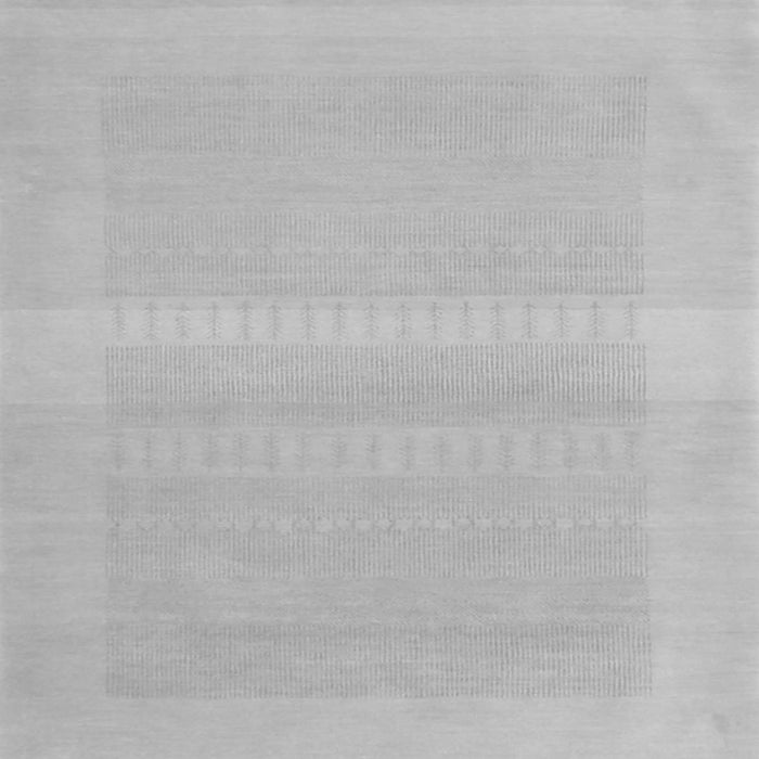 Serging Thickness of Abstract Gray Contemporary Rug, con1374gry