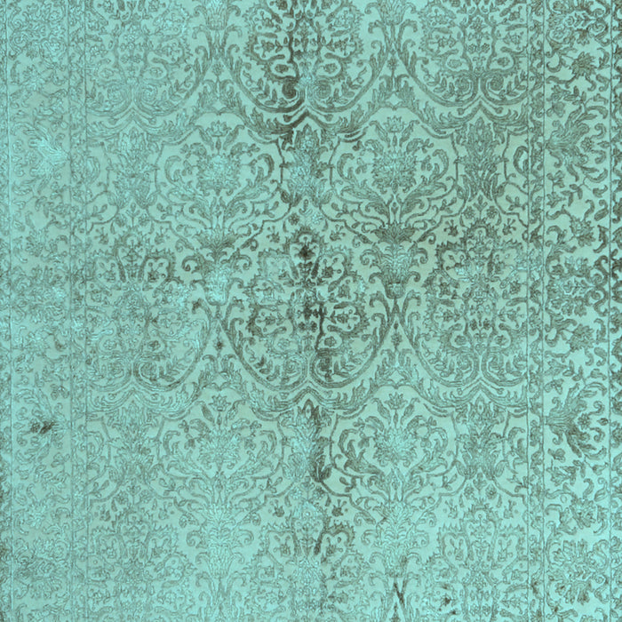 Abstract Light Blue Contemporary Rug, con1375lblu