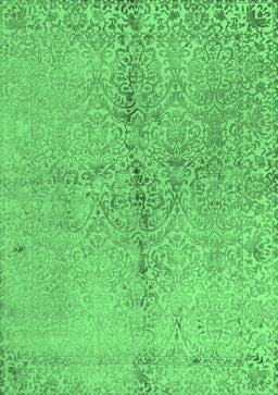 Abstract Emerald Green Contemporary Rug, con1375emgrn