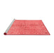 Contemporary Red Washable Rugs