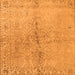 Serging Thickness of Abstract Orange Contemporary Rug, con1375org