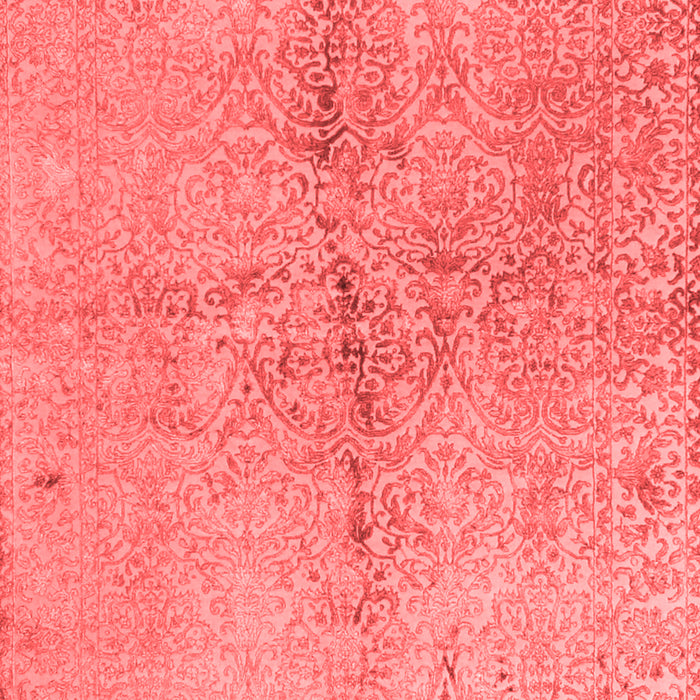 Machine Washable Abstract Red Contemporary Rug, wshcon1375red