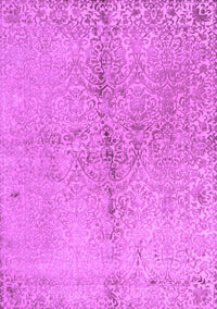 Abstract Purple Contemporary Rug, con1375pur