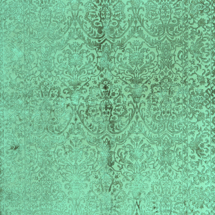 Abstract Turquoise Contemporary Rug, con1375turq
