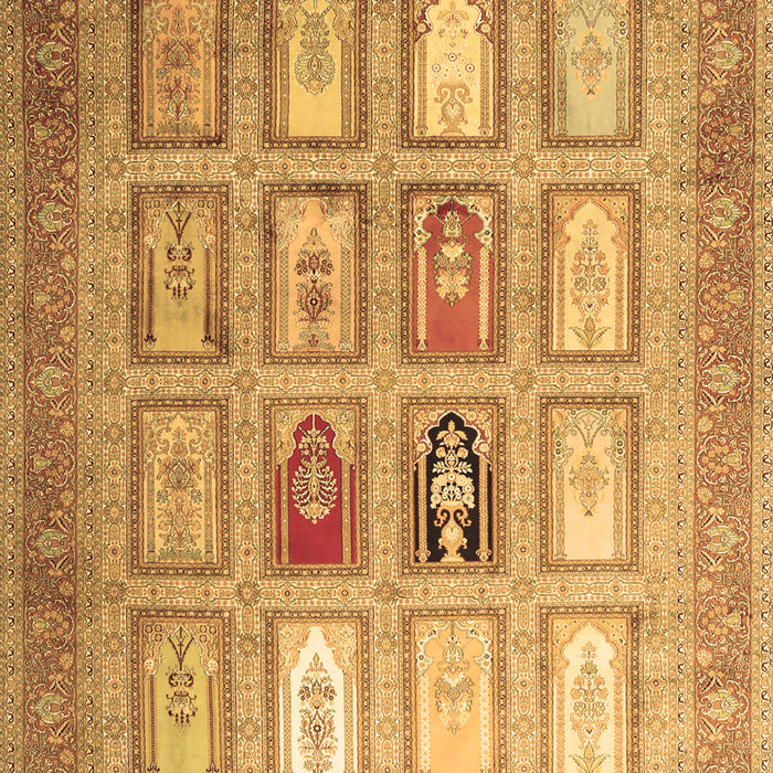 Machine Washable Abstract Brown Contemporary Rug, wshcon1376brn