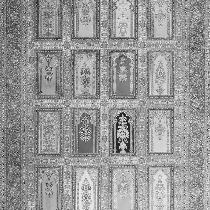 Abstract Gray Contemporary Rug, con1376gry