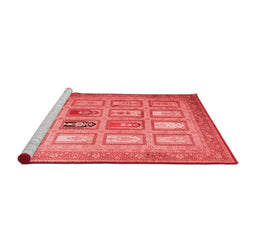 Contemporary Red Washable Rugs