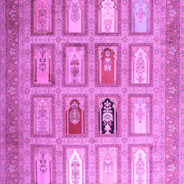 Abstract Purple Contemporary Rug, con1376pur