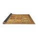 Sideview of Abstract Brown Contemporary Rug, con1376brn