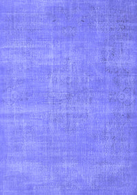 Abstract Blue Contemporary Rug, con1377blu