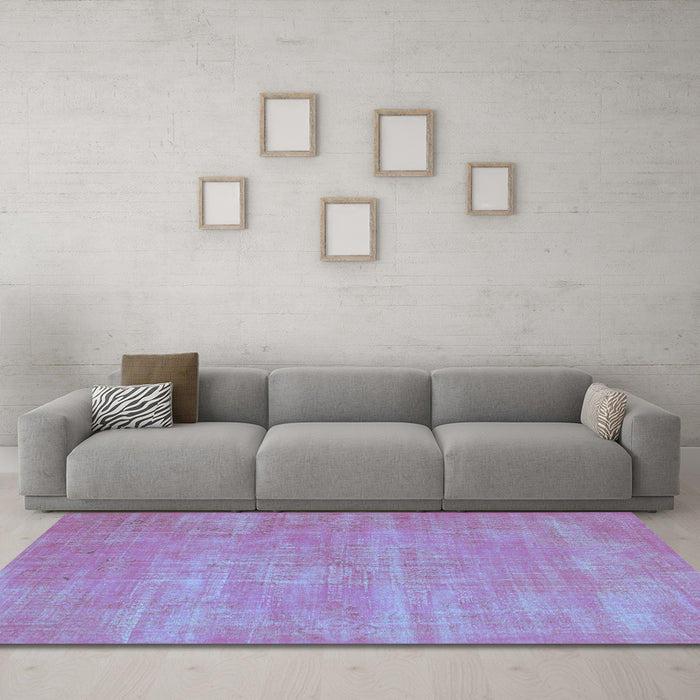 Machine Washable Abstract Light Blue Contemporary Rug in a Living Room, wshcon1377lblu