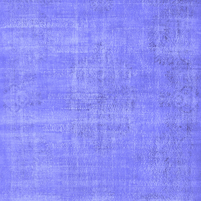 Abstract Blue Contemporary Rug, con1377blu