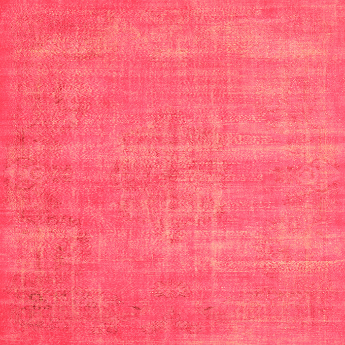 Serging Thickness of Abstract Orange Contemporary Rug, con1377org