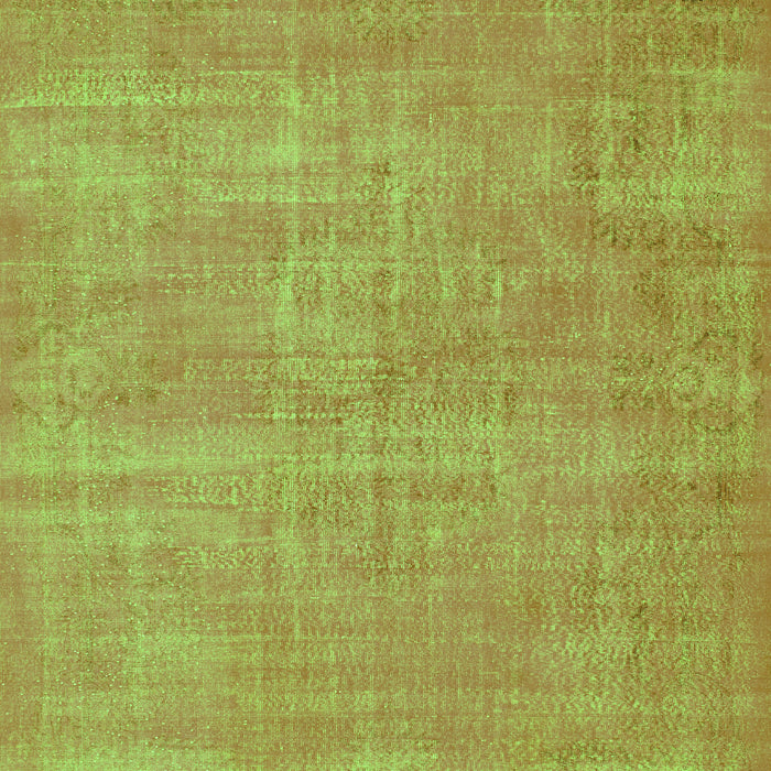 Abstract Green Contemporary Rug, con1377grn