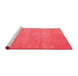 Contemporary Red Washable Rugs