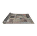 Thickness of Contemporary Rosy Brown Pink Patchwork Rug, con1378