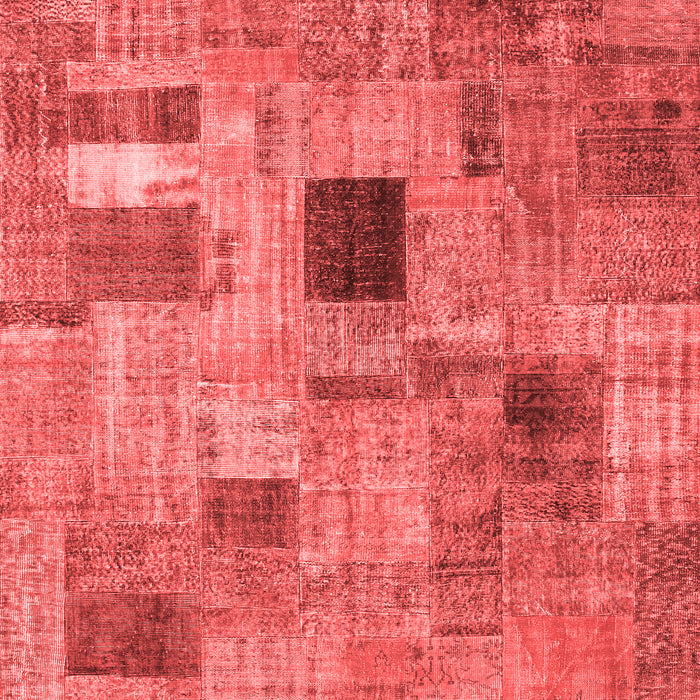 Patchwork Red Transitional Area Rugs