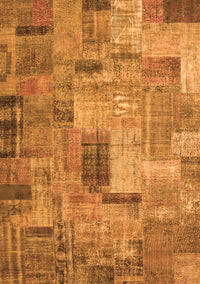 Patchwork Orange Transitional Rug, con1379org